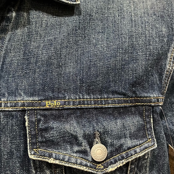 NEW POLO RALPH LAUREN MENS DENIM JEAN TRUCKER JACKET 2X - Picture 9 of 13